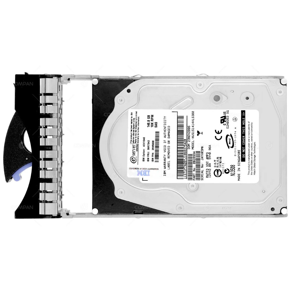 39R7342 IBM HDD 146GB 10K SAS 3G 3.5" LFF HOT-SWAP FOR IBM ESERVER